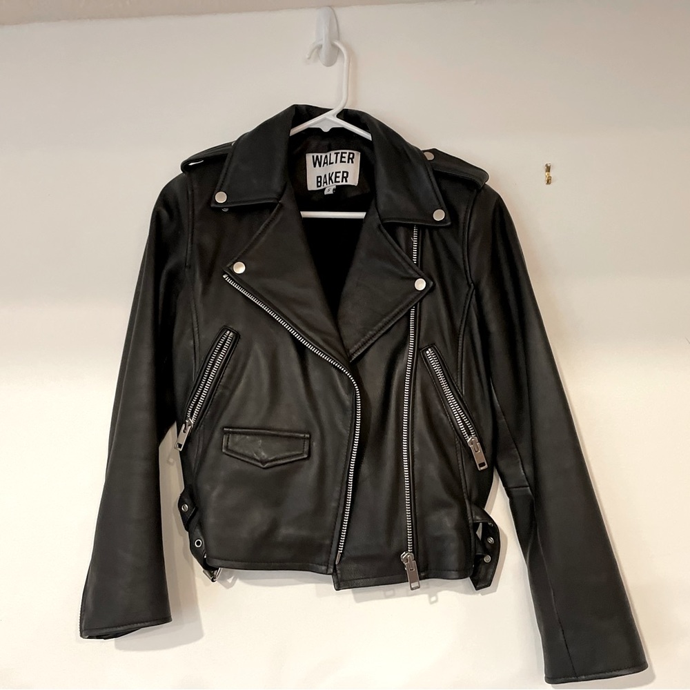 Liz Leather Moto Jacket